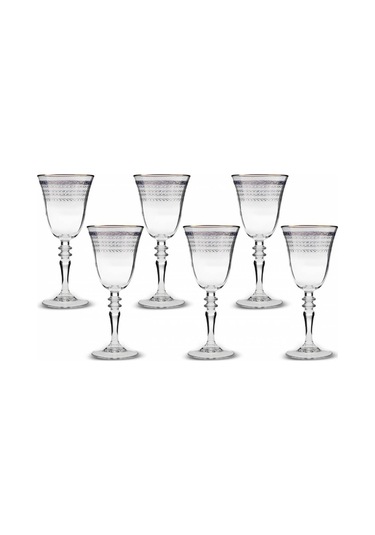 Karaca  Cumhuriyet Yüzyılı İstiklal 6'lı Kadeh Seti Mavi