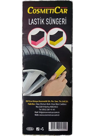 Cosmeticar Lastik Parlatma Süngeri
