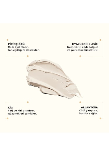 Dermokil Beyazlatıcı Etkili Pirinç Özü Kil Maske 30 Ml