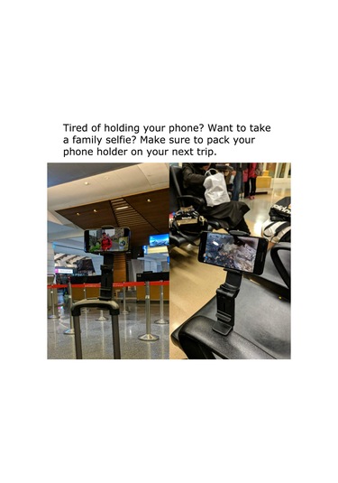 Reedark Ev, Uçak, Ofis Kullanıma Uygun 2'li Universal Telefon Tutucu - Hafif, Kompakt, Çok Amaçlı İphone Ve Koruyucu Kılıf İle Uyumlu