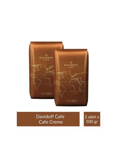 Davidoff Cafe Crema Whole Beans Çekirdek 500 Gr X 2 Adet Çekirdek