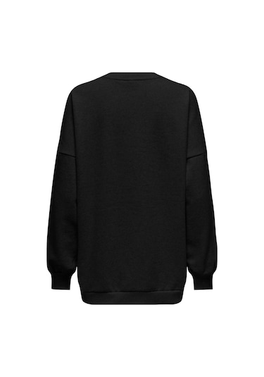 Only Onldaze L/s Oversıze O-neck Swt Kadın Siyah Sweatshirt - 15335172