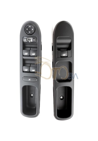 Peugeot 207 Dörtlü + Sağ Ön Tekli Cam Açma Düğmesi Anahtarı Takım