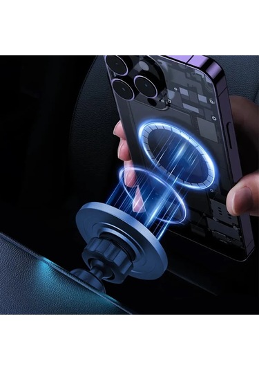 Xuweiwei Siyah Evrensel Manyetik Cd Yuvası Telefon Tutucu Araç İçin İphone Uyumlu