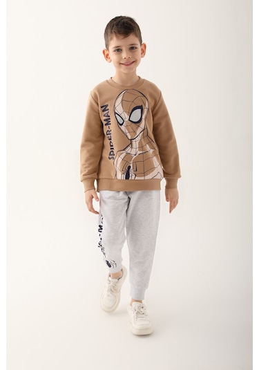 Spiderman Vizon Erkek Çocuk Eşofman Takımı