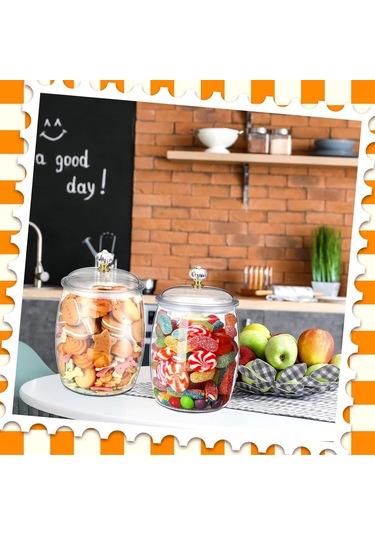 Xindoker Nuogo Şeker Ve Kurabiye Saklama Kabı Seti - Pratik Ve Renkli Mutfak Çözümü Diğer