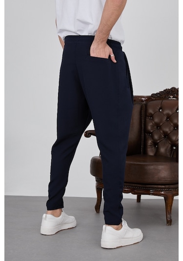 Baykim Sports Wears Unisex Modern Şalvar Pantolon Lacivert