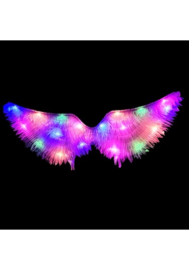 Lıcorıce Kumaş Parlayan Kanatlar Parti Dekoru-mor