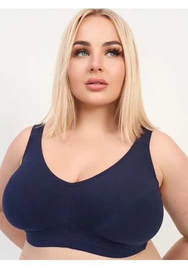 Lavandına Desteksiz Pamuklu Sütyen Yeni Zaman 228891412 Mavi