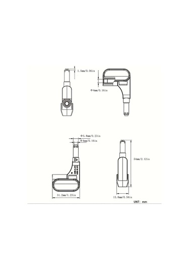 Xuweiwei 5pcs Manyetik Test Probu 4mm Muz Banan Renkli Kırmızı Siyah Mavi Yeşil Sarı Dijital Multimetreler İçin