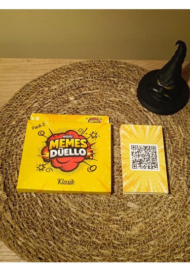 Memes Bulmaca Kutu Oyunu Klasik 2. Model - Kese Hediyeli - Eğlenceli Grup & Parti Oyunu