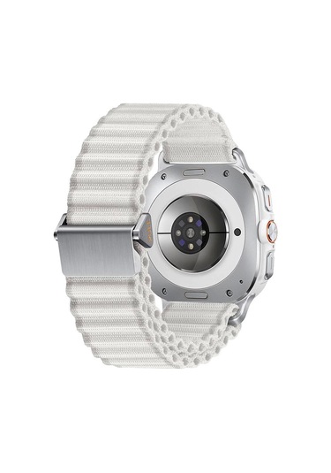 Galaxy Uyumlu Watch Ultra 47mm Redclick Krd-120 Naylon Kumaş Hasır Örgülü Kordon