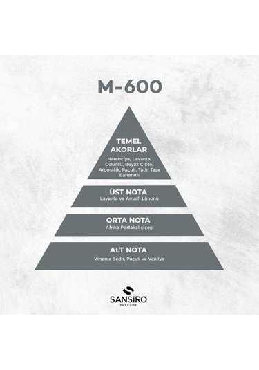 Sansiro M-600 Woody Erkek Parfüm EDP 50 ML