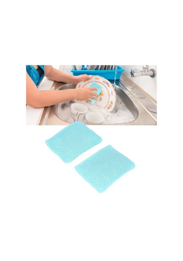 Hangfox 2 Adet Seramik Ağızlı Ev Mutfak Temizlik Bezi, Dayanıklı, Yıkama İşini Kolaylaştırır, Tabaklarımıza Zarar Vermez Diğer