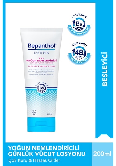 Bepanthol Derma Yoğun Nemlendirici Günlük Vücut Losyonu  200 ML