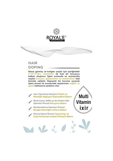 Royale Professional Saç Dopingi Hair İxir 500 Ml