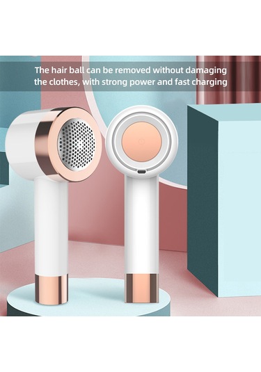 Kosona Usb Şarjlı Evcil İki Fonksiyonlu Tüy Kesici Ve Yapışkan Tüy Temizleyici - Beyaz Diğer