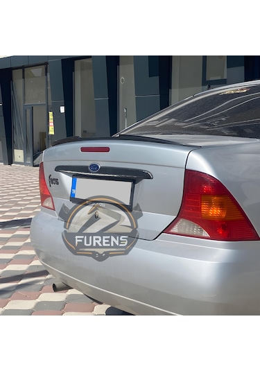 Ford Focus 1 1999-2005 Piano Black Yarasa Tip Üniversal Spoiler Elastik Bagaj Üstü Çıta