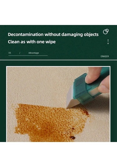 Leke Çıkarıcı Kauçuk Silgi Mutfak Musluğu Kireç Silgisi,b Yeşil Çok Renkli