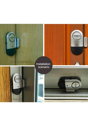 Sones Doberman Se-0701 Oval Ev Tipi Hırsızlık Önleyici Kapı Ve Pencere Manyetik Yay Sensörü Süper Yüksek Sesli Basit Alarm