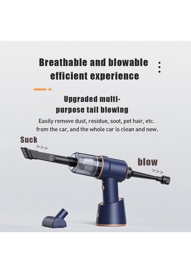 Küçük Kablosuz Şarj Araba Elektrikli Süpürge El Yüksek Güçlü Elektrikli Süpürge, Renge Göre Sırala: 117cd-siyah