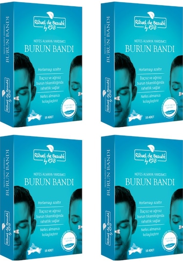Rituel De Beaute Horlama Önleyici Burun Bandı 4 Kutu (40 Adet)