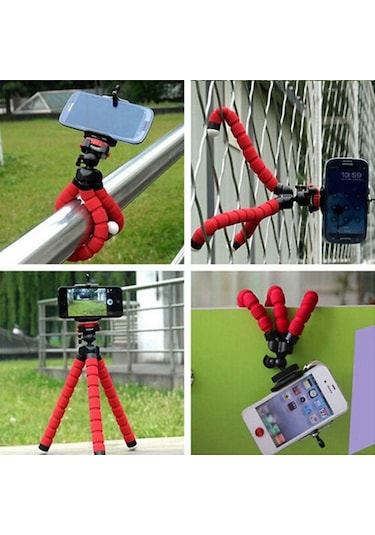 Kamera Dslr Akıllı Cep Telefonu Mini Esnek Tripod Standı Tutucu Montaj Telefon Braketi Cep Telefonu Telefon Tutucu