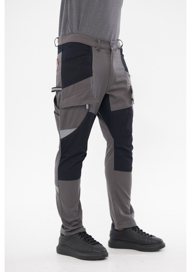 Orange Safety Harman Atak Pantolon Reflektörlü Singapore Gri İş 001