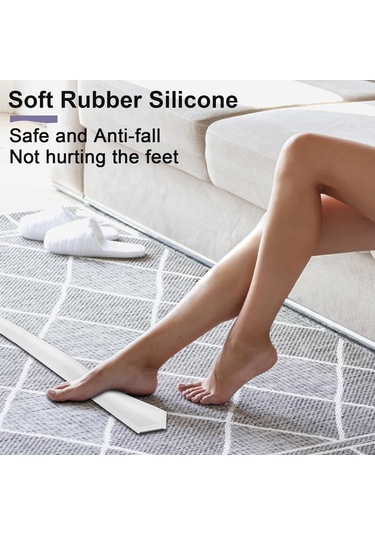 Duş Eşiği Su Barajı Bariyeri - 98 İnç, Çok Yönlü, Silikon Duş Su Koruyucusu Banyo İçin Diğer