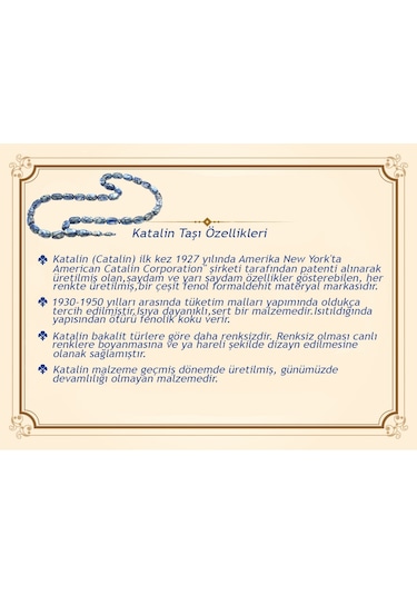 Gold Renk 925 Ayar Gümüş Püsküllü İmamesı Usta İşçilikli Arpa Kesim Sedefli Süzme Kahverengi-beyaz-siyah Katalin Tesbih