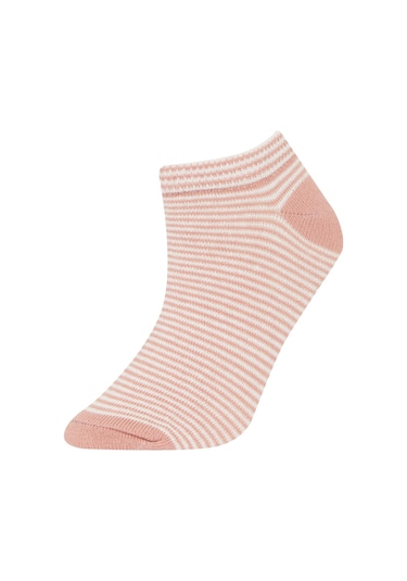 DeFacto Kız Çocuk 3'lü Pamuklu Patik Çorap E6055A8NSKR1