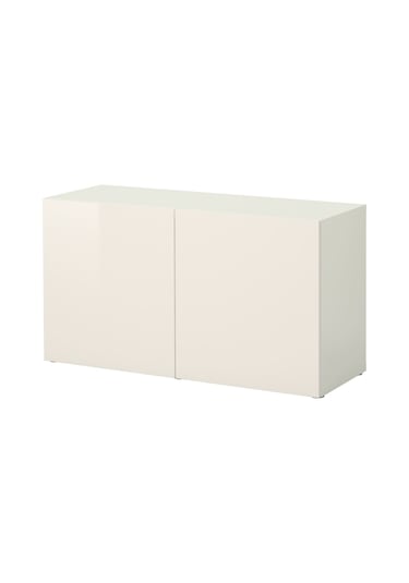 Raf Ünitesi, Parlak Cila-beyaz, 120x42x64 Cm, Selsvıken Beyaz