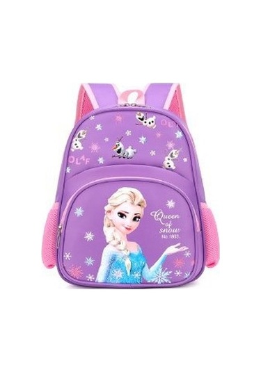 Sevimli Çizgi Çocuk Okul Çantası Vzıg7a Çok Renkli