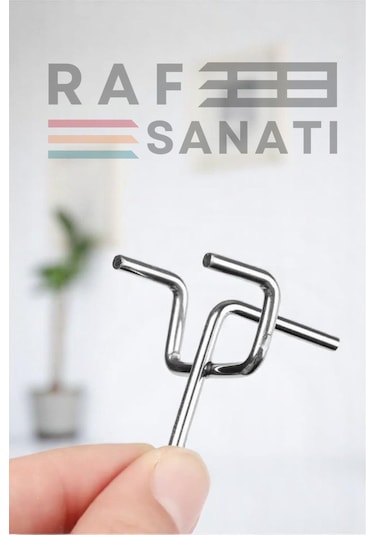 Fon Kancası Delikli Pano Kancası 15 Cm - Askı Kanca Raf Askısı Galvaniz