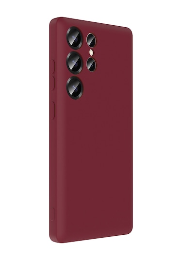 Galaxy Uyumlu S25 Ultra Kılıf Kamera Korumalı Kartlık Hazneli Mkst Vitra Kapak - Gri Gri Gri