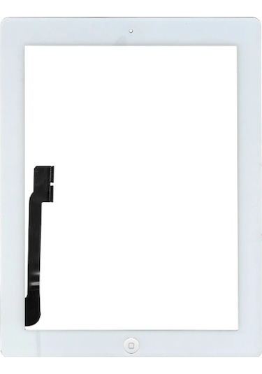 İpad 4.nesil A1458-a1459-a1460 Uyumlu Home Tuşlu Dokunmatik Beyaz