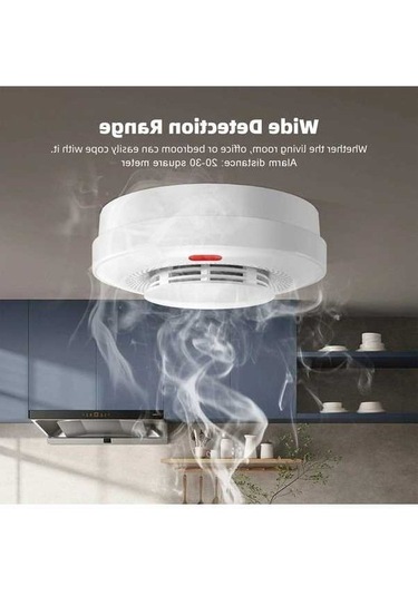 Trendooze Duman Dedektörü 360 Algılama, Kablosuz Alarm, Ev & Ofis Güvenlik
