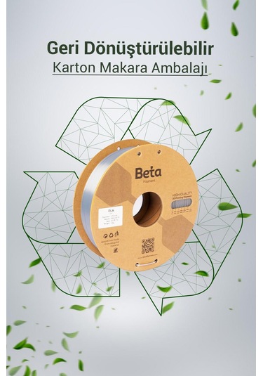 Beta Pla-silk Filament Silver