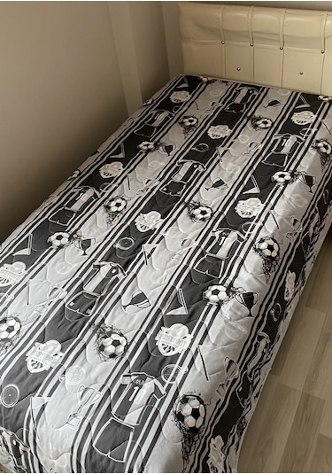 Kapitoneli Tek Kişilik Çok Amaçlı Örtü (Pike) - 160x230 cm