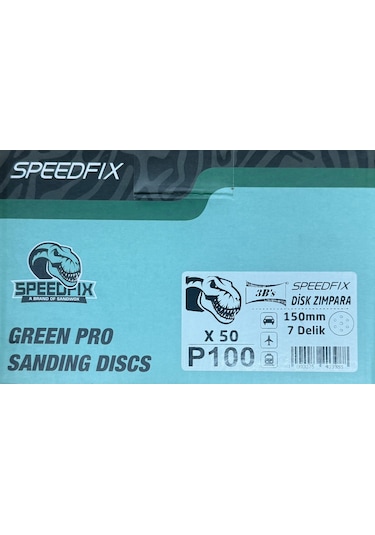 3bs Speedfıx Disk Zımpara 150mm 100 Kum- 10 Adet
