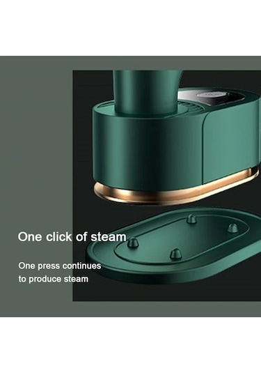 Honeybeeshop Mini Taşınabilir Seyahat Buharlı Ütü 2si 1 Arada Yeşil 230v Avrupa Fişi Ev Üniversite İçin