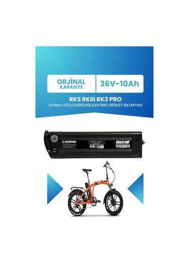 Rks Rkııı Rk3 Pro Uyumlu 36v 10ah Güçlendirilmiş Batarya