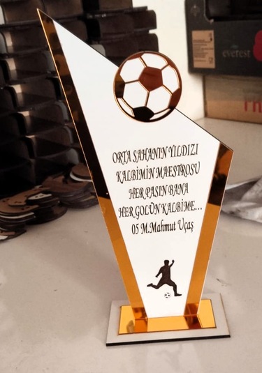 Hediyelik Plaket Dövüş Sporları Masa Tenisi Futbol Basketbol Voleybol Masa Tenisi Vb. Beyaz