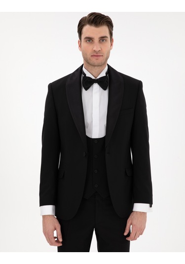 Pierre Cardin Erkek Siyah Smokin 50306221-vr046 Siyah