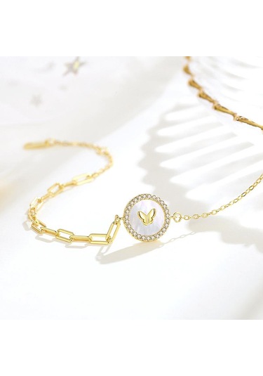 Tancise 925 Ayar Gümüş Zirkon Bilezik Takı Geometrik Boncuk Zincir Bağlantı Bilezikler Kız Arkadaşı Kadınlar İçin Moda Güzel Düğün Hediyesi Altın