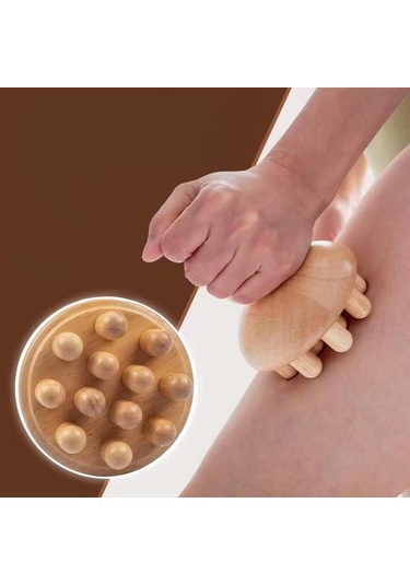 Madero Terapi & Selülit Ahşap Masaj Tokmak Aparatı Model 2