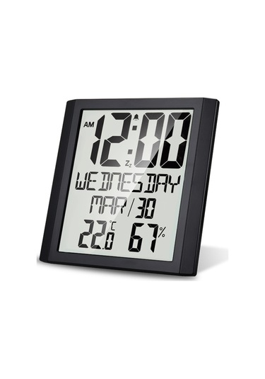 Sones Ts-8608 Çok İşlevli Büyük Ekran Saat Ev Yaratıcı Termometre Higrometre