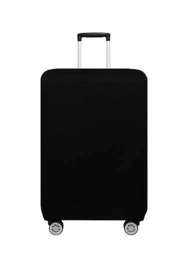 Orta Boy Valiz Kılıfı, Bavul Kılıfı, Siyah Valiz & Bavul Koruyucu Siyah