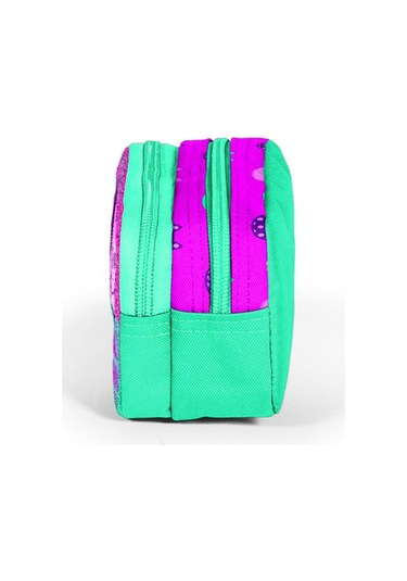 Coral High Kids Pembe Su Yeşili İki Bölmeli Kalem Çantası 22395