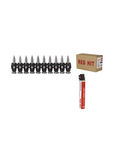Red Hit Sc6/25 Çelik Zemin Çivisi 1000 Adet + 1 Adet Gaz Tankı